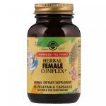 Травяной комплекс для женщин, Herbal Female Complex, Solgar, 50 вегетарианских капсул   - Фото миниатюра 1