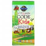 Жевательные цельнопищевые мультивитамины, вишня, Vitamin Code Kids, Garden of Life, 30 жевательных мишек - Фото миниатюра 1