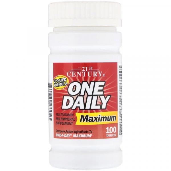 Мультивітаміни та мінерали, Multivitamin Multimineral, 21st Century, 100 таблеток - Фото 1