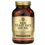 Красный дрожжевой рис, Red Yeast Rice, Solgar, 600 мг, 120 капсул - Фото миниатюра 1