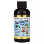 Европейский сироп из черной бузины с эхинацеей, California Gold Nutrition, 4 жидких унции (120 мл) - Фото миниатюра 1