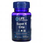 Витамин К, Super K Elite, Life Extension, 30 мягких таблеток - Фото миниатюра 1