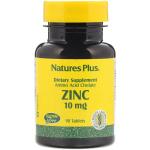 Цинк, Zinc, Nature's Plus, 10 мг, 90 таблеток  - Фото миниатюра 1