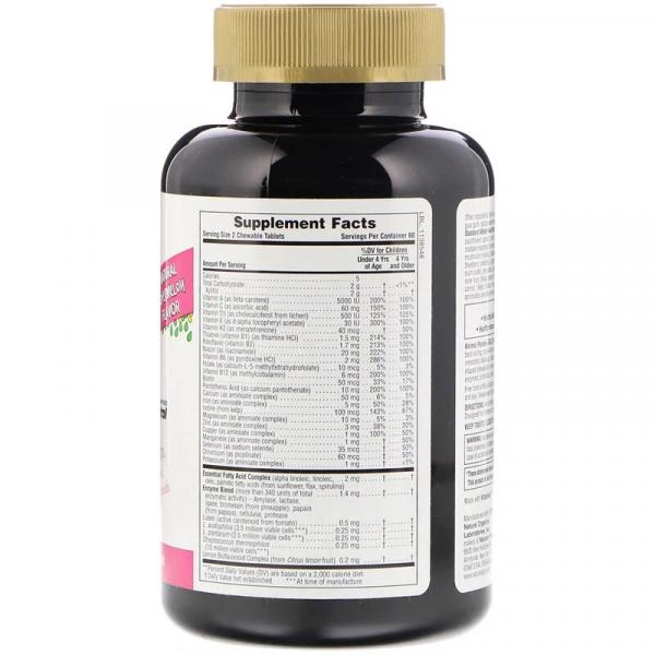 Мультивітаміни для дітей, смак апельсина, Animal Parade Gold, Natures Plus, 120 жувальних таблеток - Фото 2