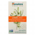 Поддержка печени, Liver Care, Himalaya, 90 вегетарианских капсул - Фото миниатюра 1