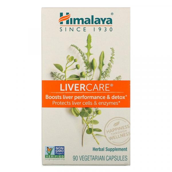 Поддержка печени, Liver Care, Himalaya, 90 вегетарианских капсул - Фото 1