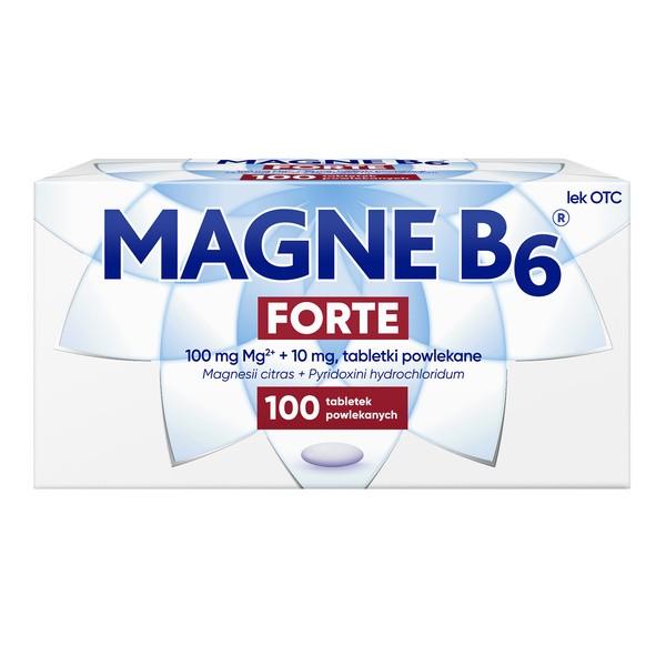 Магний Б6 форте, MAGNE B6 FORTE, DOZ Product, 100 мг+10 мг, 100 таблеток - Фото 1