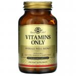 Мультивитамины, Vitamins Only, Solgar, 90 капсул - Фото миниатюра 1