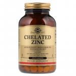 Хелат цинка, Chelated Zinc, Solgar, 250 таблеток  - Фото миниатюра 1
