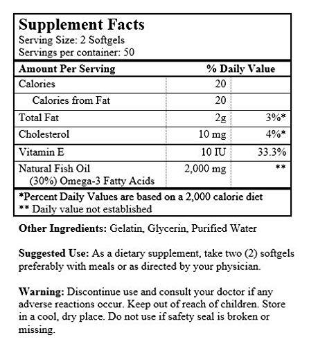 Рыбий Жир, Омега 3, Golden Alaska Deep Sea Fish Oil, 1000 Мкг, 200 капсул  - Фото 2