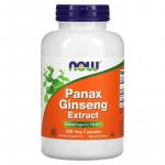 Экстракт женьшеня, Panax Ginseng Extract, Now Foods, 250 вегетарианских капсул - Фото миниатюра 1