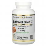 Буферизований вітамін C, Buffered Vitamin C Capsules, California Gold Nutrition, 750 мг, 240 рослинних капсул - Фото миниатюра 1