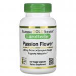 Страстоцвет, Passion Flower, California Gold Nutrition, EuroHerbs, 250 мг, 180 растительных капсул - Фото миниатюра 1