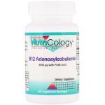 Витамин В12 (аденозилкобаламин), B12 Adenosylcobalamin, Nutricology, 60 леденцов   - Фото миниатюра 1