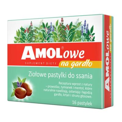 От боли в горле, Amolowe, 16 вегетарианских леденцов