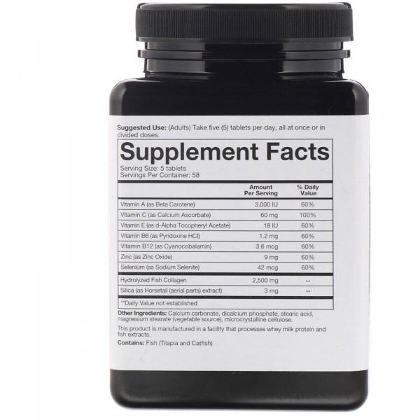 Морской коллаген, Marine Collagen, Youtheory, 290 таблеток  - Фото 2