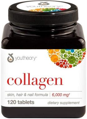Коллаген, Collagen, Youtheory, 120 таблеток 