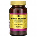 Мультивитамины для женщин, Female Multiple, Solgar, 120 таблеток - Фото миниатюра 1