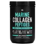 Пептиды из морского коллагена, с нейтральным вкусом, Marine Collagen Peptides Unflavored, Sports Research, 340 г - Фото миниатюра 1