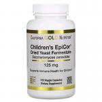Детский ЭпиКор, Children's EpiCor, California Gold Nutrition, 125 мг, 120 вегетарианских капсул - Фото миниатюра 1