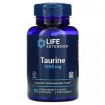 Таурин, Taurine, Life Extension, 1000 мг, 90 вегетарианских капсул - Фото миниатюра 1