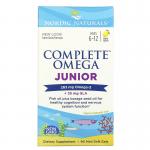 Рыбий жир для подростков, вкус лимона, Complete Omega Junior, Nordic Naturals, 283 мг, 90 капсул - Фото миниатюра 1