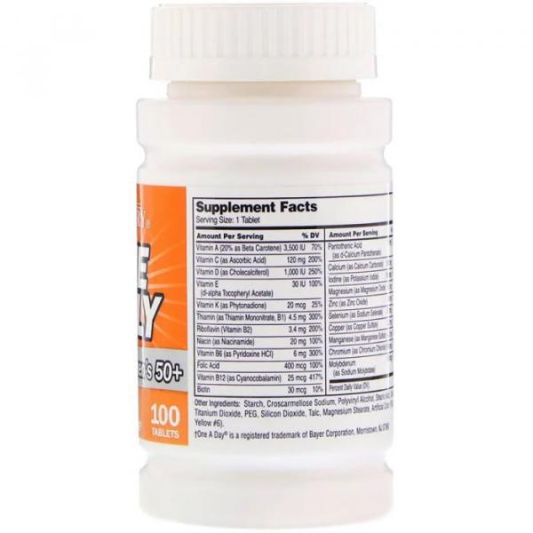 Витамины для женщин 50+ (Multivitamin Multimineral), 21st Century, 100 таблеток  - Фото 2