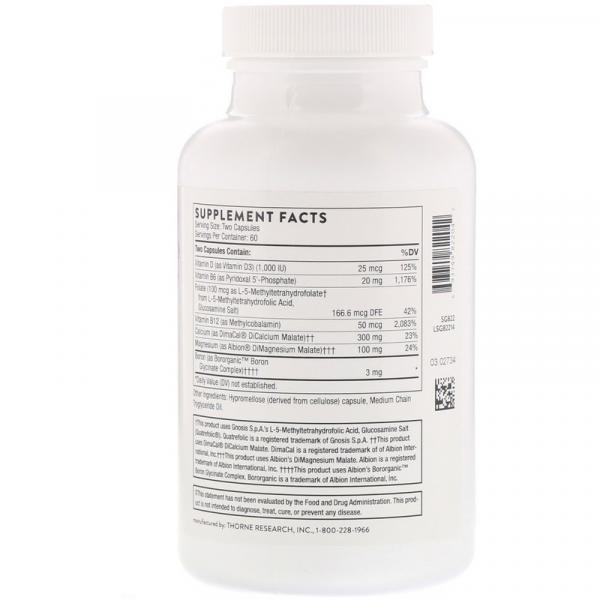 Комплекс для поддержки здоровья костей при менопаузе, Oscap, Thorne Research, 120 капсул - Фото 2