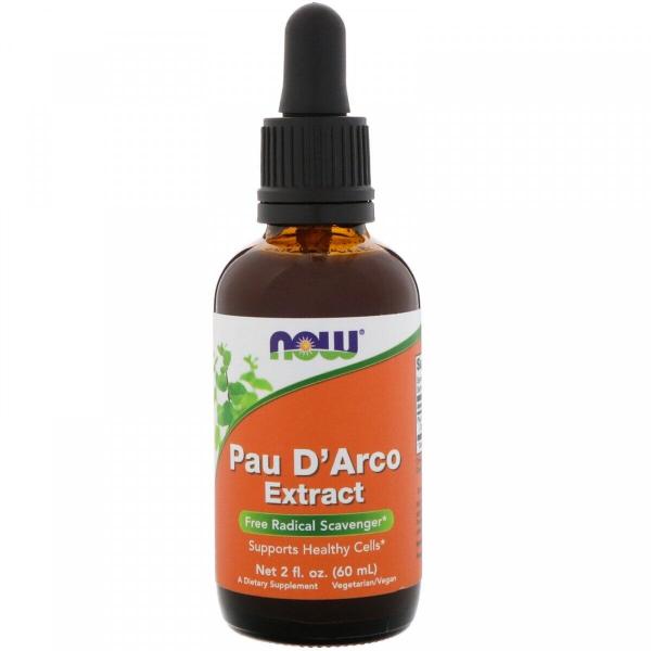 Экстракт По д'арко, Pau D'Arco Extract, Now Foods, 60 мл  - Фото 1