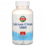 Цитрат кальция 1000, Calcium Citrate 1000, KAL, 1000 мг, 180 таблеток - Фото миниатюра 1