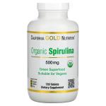 Органическая спирулина, Organic Spirulina, California Gold Nutrition, 500 мг, 720 таблеток - Фото миниатюра 1