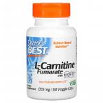 Л-карніитин фумарат, L-Carnitine Fumarate, Doctor's Best, 855 мг. 60 капсул - Фото миниатюра 1