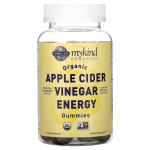 Органический яблочный уксус, Organic Apple Cider Vinegar Energy Gummies, Garden of Life, 63 веганских жевательных конфеты - Фото миниатюра 1