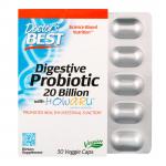 Пробиотики, Probiotic, Doctor's Best, 20 млрд КОЕ, 30 капсул  - Фото миниатюра 1
