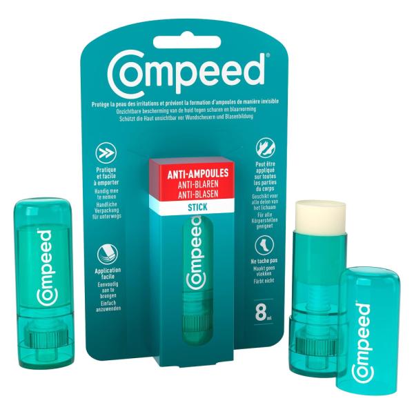 Стік від мозолів, Anti Blasen Stick, Compeed, 8 мл - Фото 3