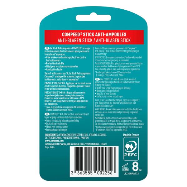 Стік від мозолів, Anti Blasen Stick, Compeed, 8 мл - Фото 2