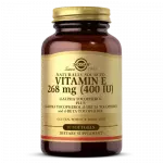 Натуральный витамин Е, Naturally Source Vitamin E, Solgar, 268 мг (400 МЕ), 50 капсул - Фото миниатюра 1