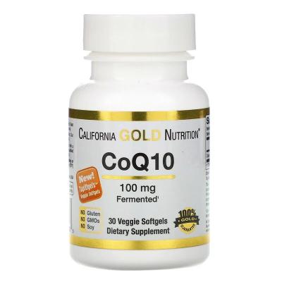 Коэнзим CoQ10, California Gold Nutrition, 100 мг, 30 капсул 
