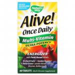 Мультивитамины для приема один раз в день, Живой! Nature's Way, 60 таблеток - Фото миниатюра 1