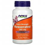Ресвератрол, Extra Strength Resveratrol, Now Foods, 350 мг, 60 капсул - Фото миниатюра 1