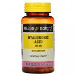 Гиалуроновая кислота, Hyaluronic Acid, Mason Natural, 100 мг, 30 капсул  - Фото миниатюра 1