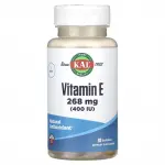 Витамин E, Vitamin E, KAL, 268 мг (400 МЕ), 90 мягких таблеток - Фото миниатюра 1