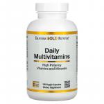 Мультивітаміни для щоденного прийому, Daily Multivitamins, California Gold Nutrition, 180 рослинних капсул - Фото миниатюра 1