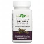 Корень соодки для облегчения пищеварения, немецкий шоколад, DGL Ultra, Extra Strength, Nature's Way, 75 мг, 90 жевательных таблеток - Фото миниатюра 1