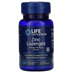 Леденцы цинка, Zinc Lozenges, Life Extension, вкус апельсин, 60 конфет  - Фото миниатюра 1