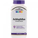 Пробиотики, Acidophilus Probiotic, 21st Century, 150 капсул  - Фото миниатюра 1