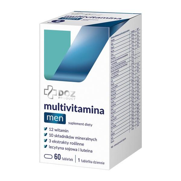 Мультивитамины для мужчин, Multivitamina Men, DOZ Product, 60 таблеток