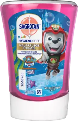 Наполнитель для автоматического дозатора с ароматом лесных ягод, No-Touch Kids, Refill Power, Wildbeeren, Sagrotan 1 шт x 250 мл