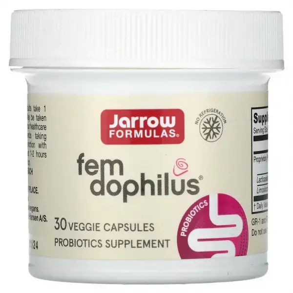 Пробиотики дофилус для женщин, Women's Fem Dophilus, Jarrow Formulas, 30 капсул - Фото 3