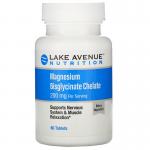 Бігліцинатний хелат магнію, Magnesium Bisglycinate Chelate, Lake Avenue Nutrition, 200 мг, 60 таблеток - Фото миниатюра 1